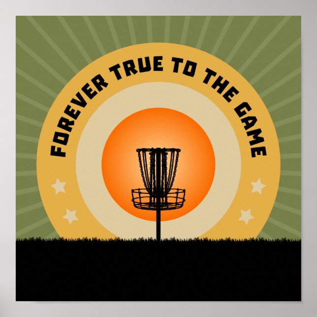 Poster Golf sur disque (Devant)