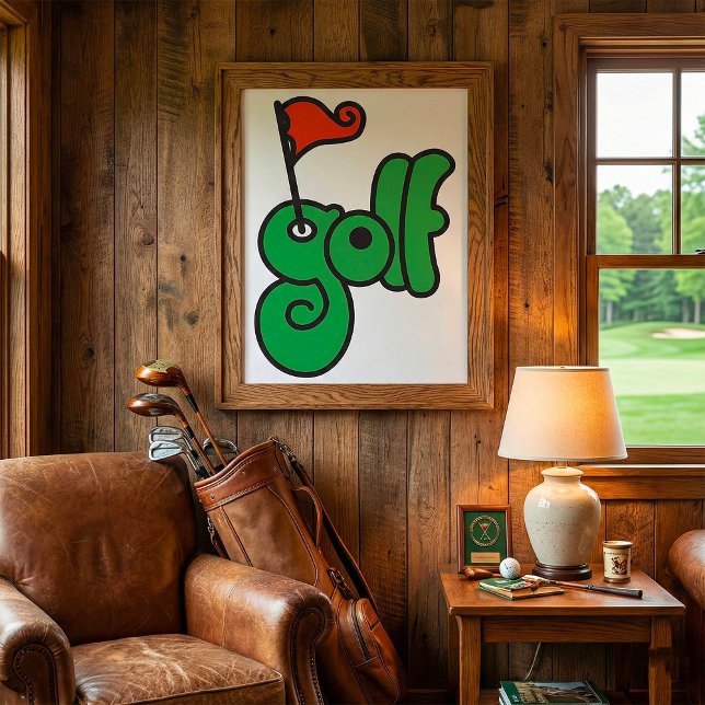 Poster Golf Wang Vibrant Green and Red (Créateur téléchargé)