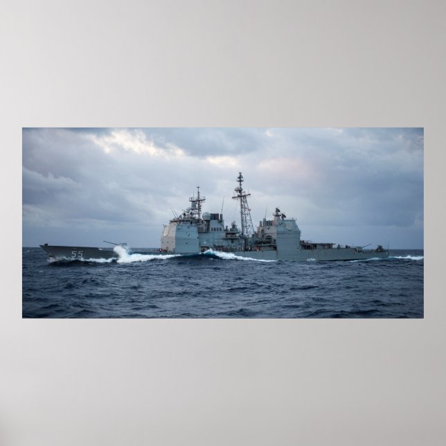 Poster Golfe de Leyte (CG 55) (Devant)