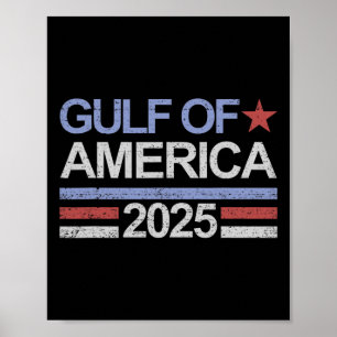 Poster Golfe Des Etats-Unis Amérique 2025 Golfe Des Etats