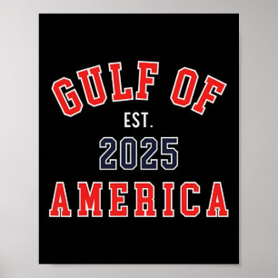 Poster Golfe Des Etats-Unis Funny Golfe Du Mexique Usa 20