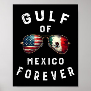 Poster Golfe Du Mexique L'Éternel Président Trump Golfe D