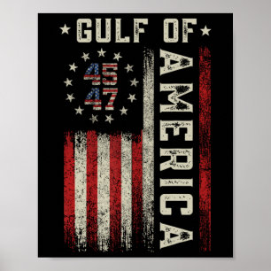Poster Golfe D'Usa Amérique Drôle Usa Drapeau Pour Hommes