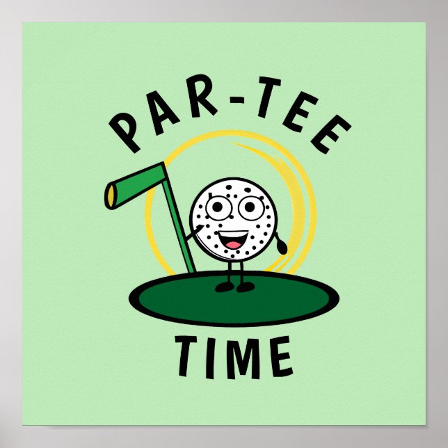 Poster Golfers Par-Tee Time (Devant)