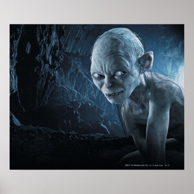 Poster GOLLUM™ dans la grotte (Devant)