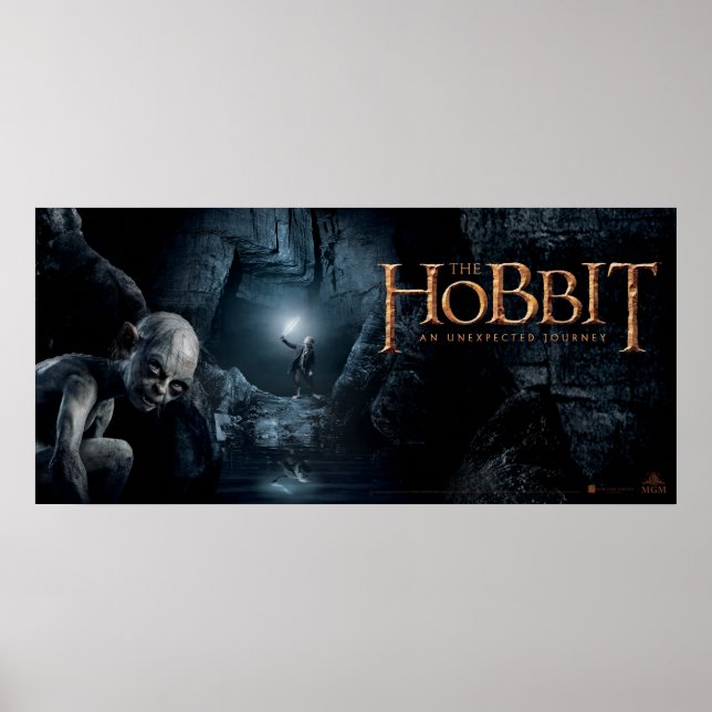 Poster GOLLUM™ et BILBO BAGGINS™ (Devant)
