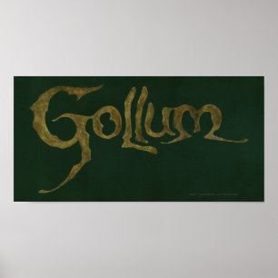 Poster GOLLUM™ Nom - Texté