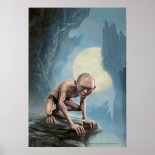 Poster GOLLUM™ with moon