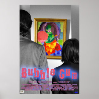 Poster Gomme à bulles