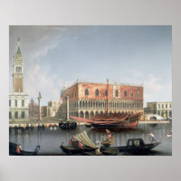 Gondolas avant St Marks Carré, Venise