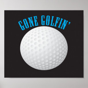 Poster Gone Golfing
