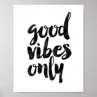 Poster Good Vibes uniquement