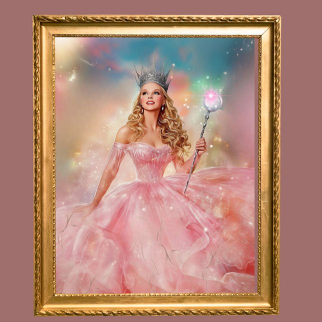 Poster Good Witch Wall Art - Wizard of Oz Inspiré Print (Wizard of Oz Inspired Wall Art)