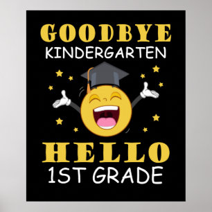 Poster Goodbye Kindergarten Hello 1ère année