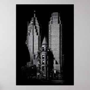 Poster Gooderham Flatiron Et Toronto Downtown No 2