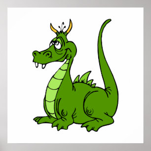 Poster Goofy Green Dragon
