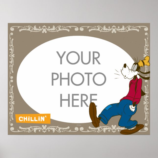 Poster Goofy personnalisable (Devant)