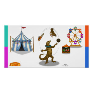 Poster Gordy, jongleur de goannas