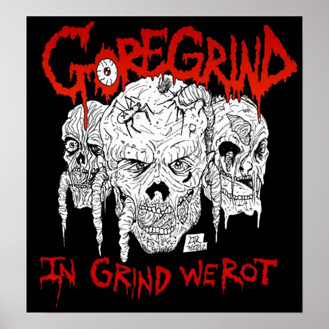 Poster Goregrind - En Grind Nous Nous Tournons (Devant)