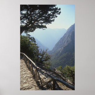 Poster Gorge de Samaria, Crète