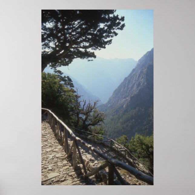 Poster Gorge de Samaria, Crète (Devant)