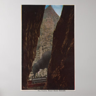 Poster Gorge royale, Co - vue d'une crevasse dans royal