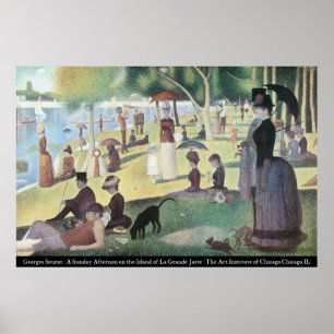 Poster Gorges Seurat - Dimanche Après-Midi