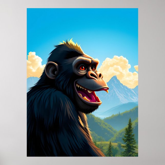 Poster Gorilla (Devant)