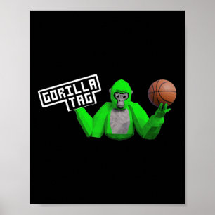 Poster Gorilla Tag Vr Gamer Pour Enfants Bysketbyll