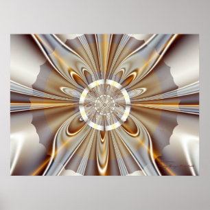 Poster Gossamer Beau art Abstrait Fractal