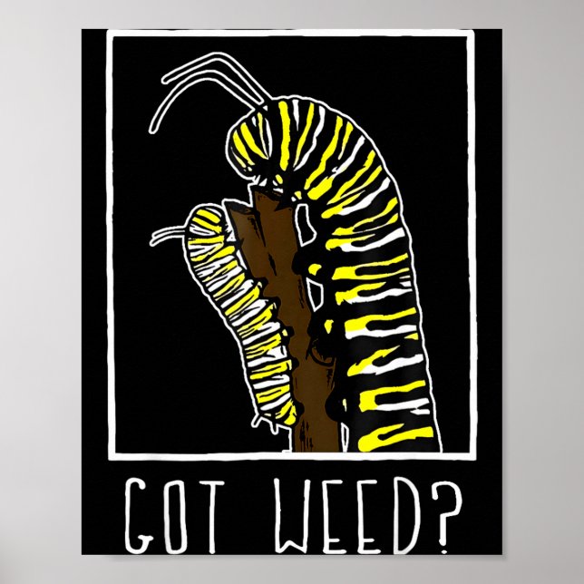 Poster Got Weed Funny Monarch  (Devant)