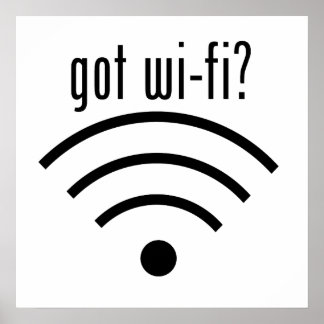 Poster got wi-fi?
