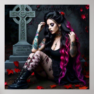 Poster Goth Girl