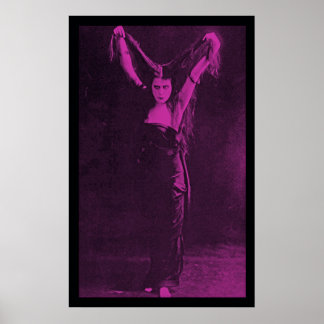 Poster Goth Girl originale Theda Bara