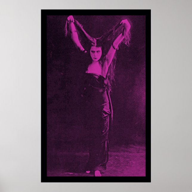 Poster Goth Girl originale Theda Bara (Devant)