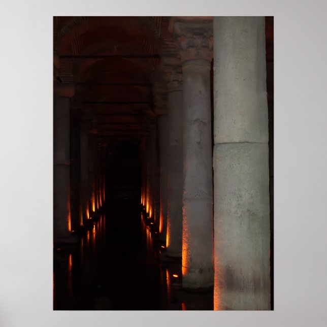 Poster gothique Halloween Hallway to Hell (Devant)