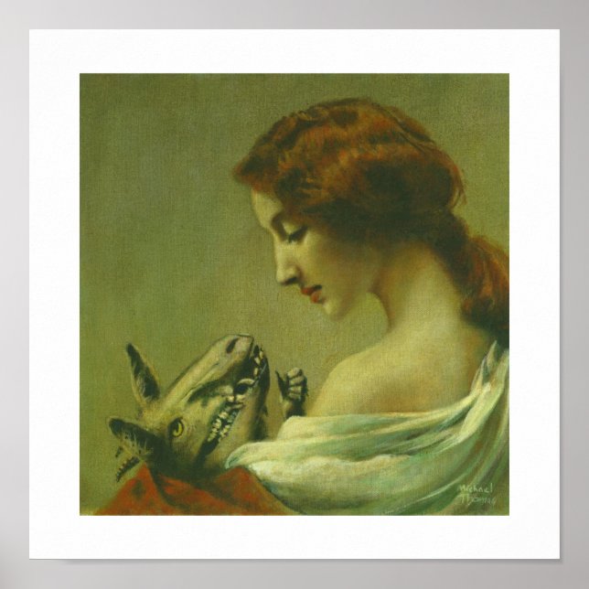 Poster Gothique Mère Et Enfant Diable Imprimer (Devant)