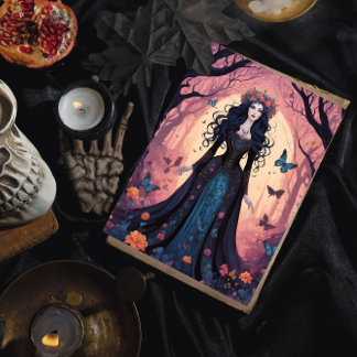 Poster Gothique Reverie Dame des Bois