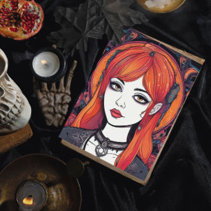 Poster Gothique Reverie Orange Girl