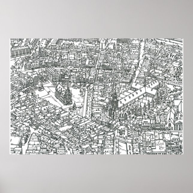 Poster Gouda (Devant)