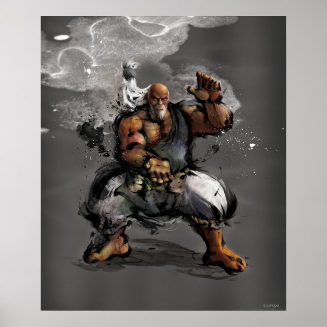 Poster Gouken Stance (Devant)