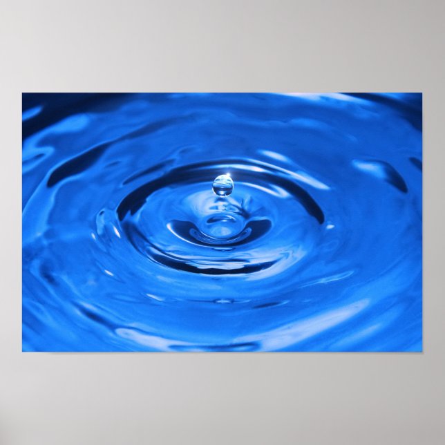 Poster Goutte d'eau (Devant)