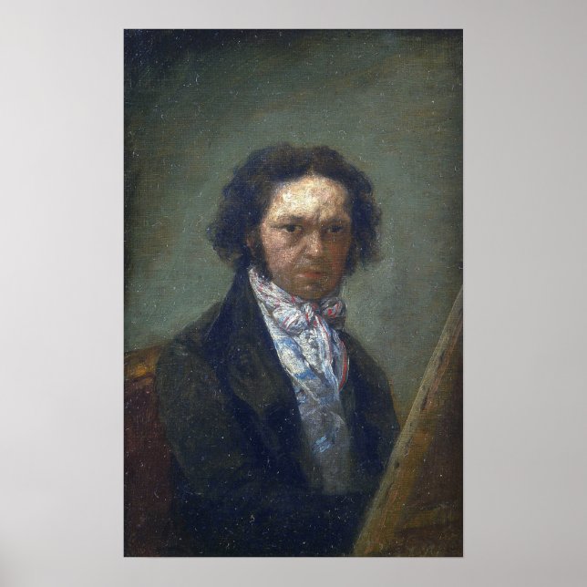 Poster Goya - Autoportrait 1795 (Devant)