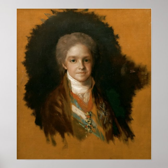 Poster Goya - Carlos Maria Bourbon Infante 1800 (Devant)