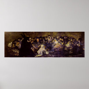 Poster Goya : Chèvre; ou sorcières Sabbat Imprimer