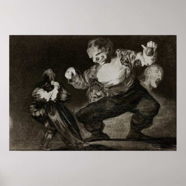 Poster Goya - Crétin 1823 (Devant)
