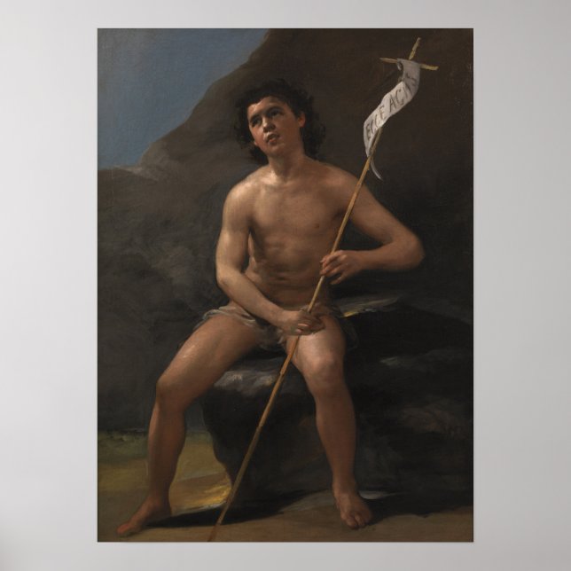 Poster Goya - Hors De St. John Baptist Dans Le Désert 181 (Devant)