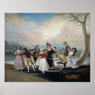 Poster Goya - Jeu de Colin-Maillard 1788