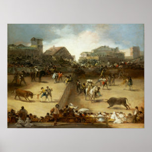 Poster Goya - Korrida En Anneaux Divisés