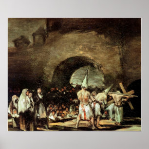 Poster Goya - Procession Of Flagellants (Beatings) 1813